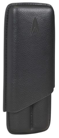 Lotus 2-Stick Cigar Cases Textured Leather Smoking Accessories Lotus 62-Ring Gauge Textured Leather 