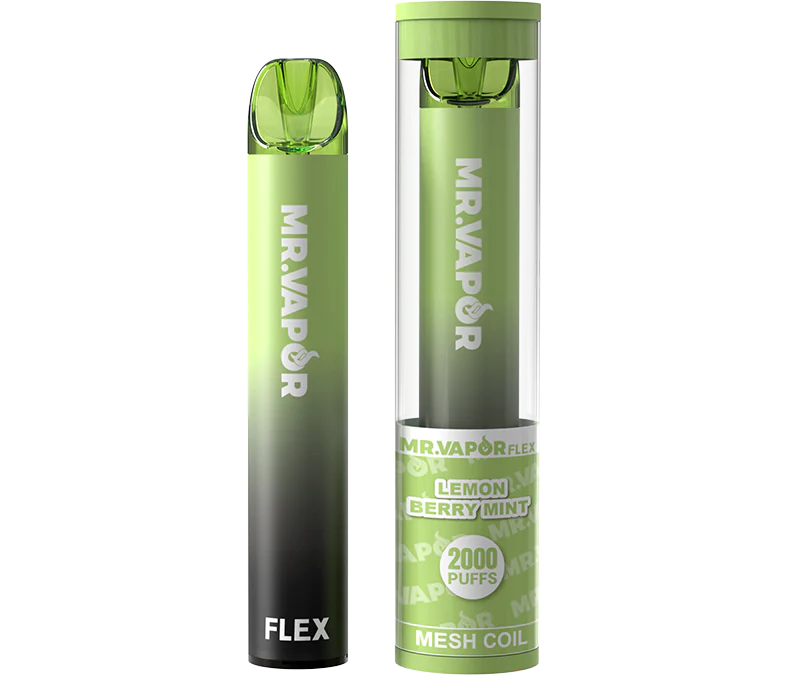 Mr. Vapor Flex - Disposable Vape Vape Juice Mr. Vapor Lemon Berry Mint  
