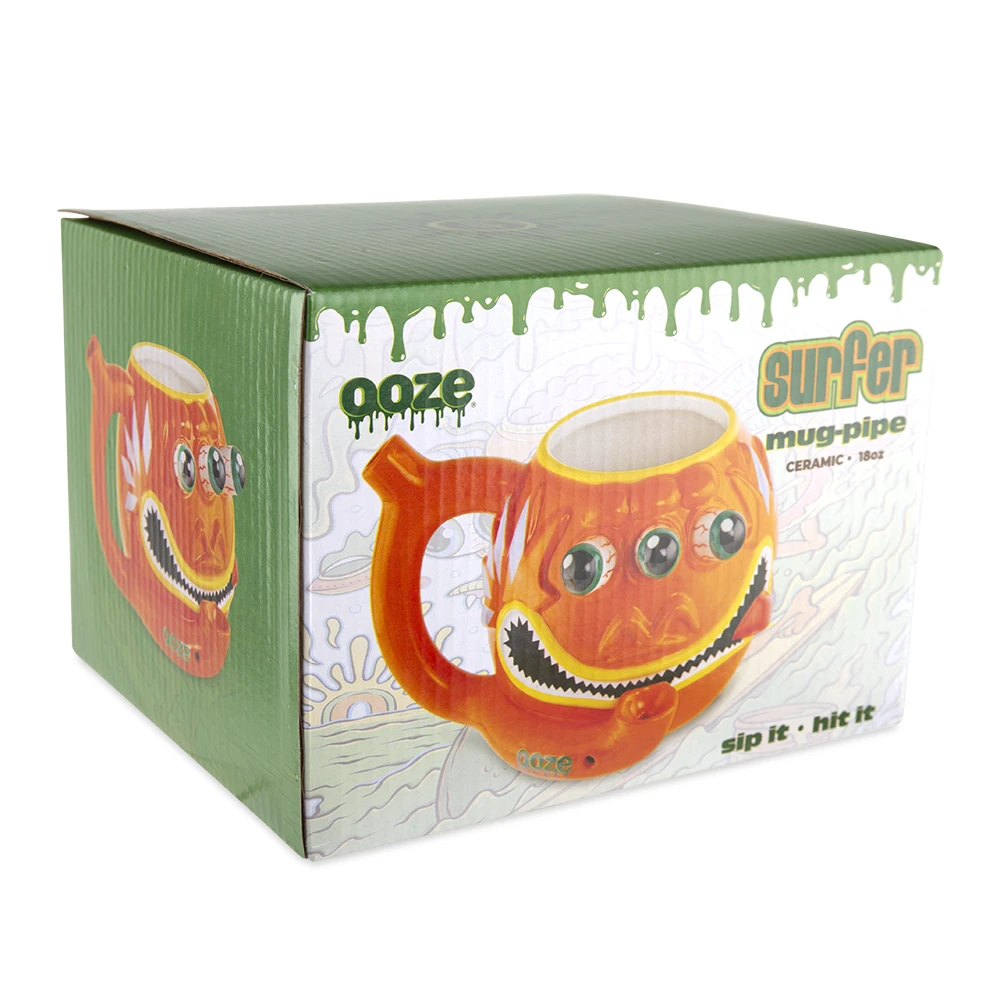 Ooze Ceramic Mug - Hit it & Sip it Cannabis Accessories Ooze   