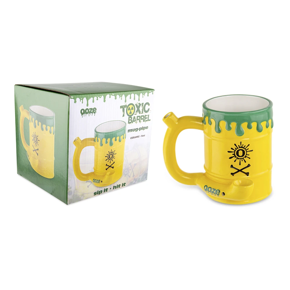 Ooze Ceramic Mug - Hit it & Sip it Cannabis Accessories Ooze   