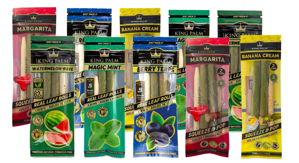 King Palm Mini Rolls Flavored - 2 Pack / 2 PC per Pack Cannabis Accessories King Palm   