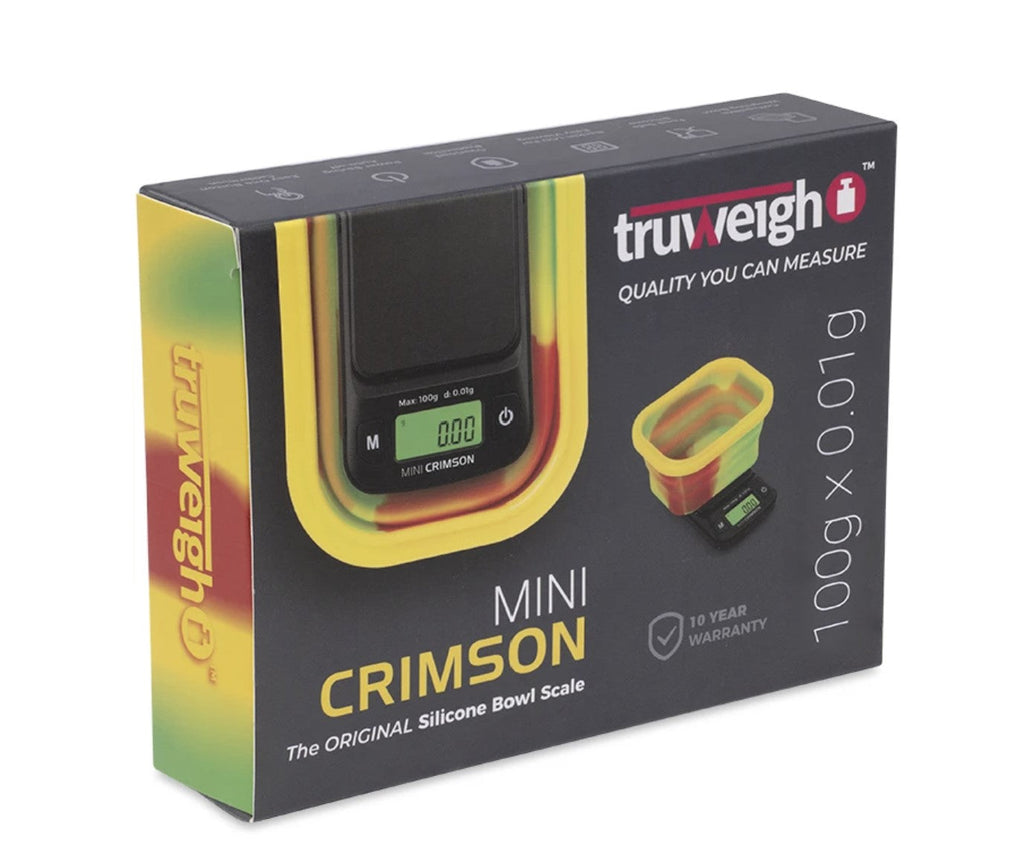Truweigh Mini Crimson Collapsible Bowl Scale Cannabis Accessories Truweigh   