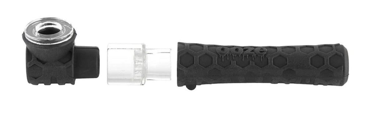Ooze Hand Pipe - Piper Cannabis Accessories Ooze Black  