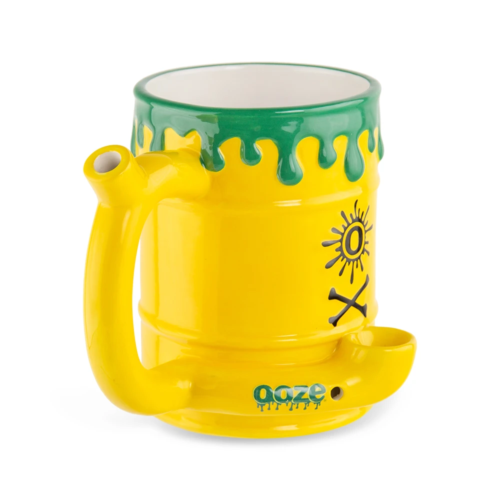 Ooze Ceramic Mug - Hit it & Sip it Cannabis Accessories Ooze   