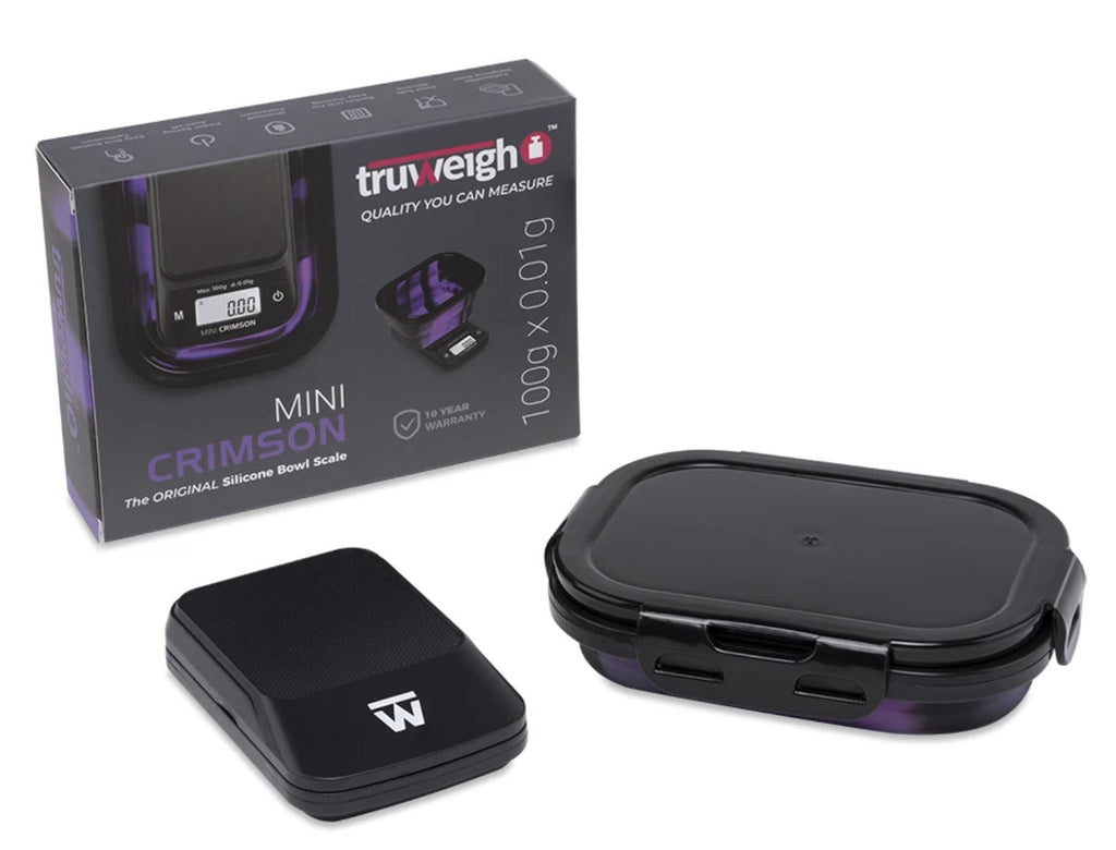 Truweigh Mini Crimson Collapsible Bowl Scale Cannabis Accessories Truweigh   