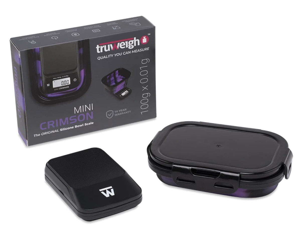 Truweigh Mini Crimson Collapsible Bowl Scale Cannabis Accessories Truweigh   