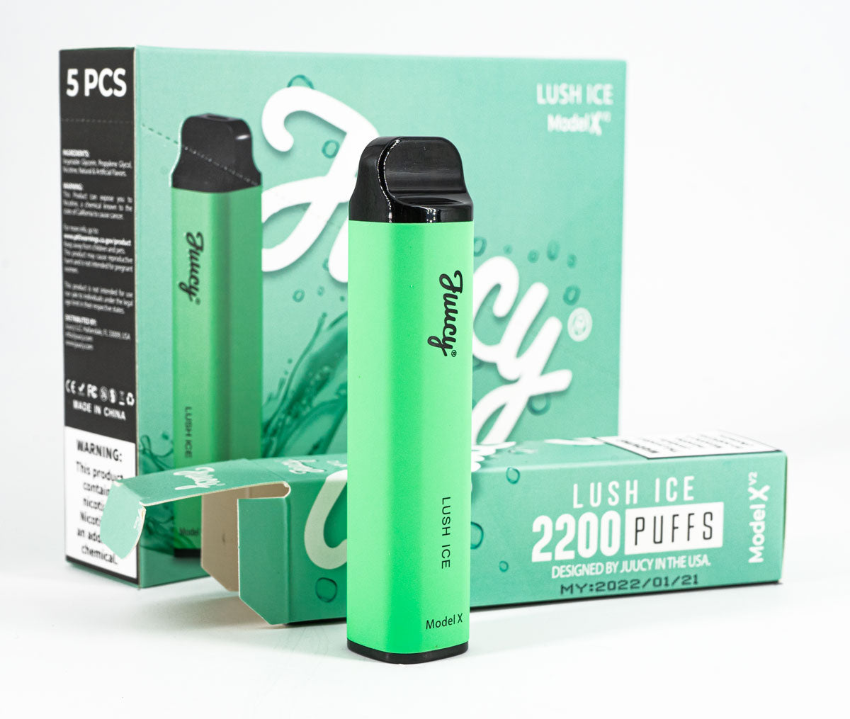 Juucy Model Xv2 Disposable Vape - 2200 Puffs Vape Juice Juucy Lush Ice  