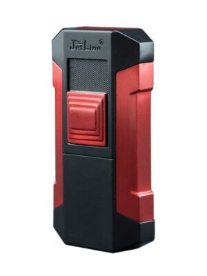 Jetline Luxe Double Flame Torch Lighter Lighter Jetline Red w/Black  
