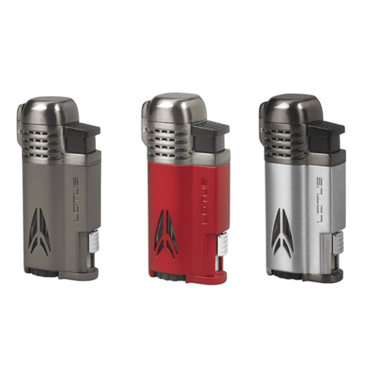 Lotus Lighter Defiant L65 Quad Jet Lighter w/ Cigar Punch Lighter Lotus   