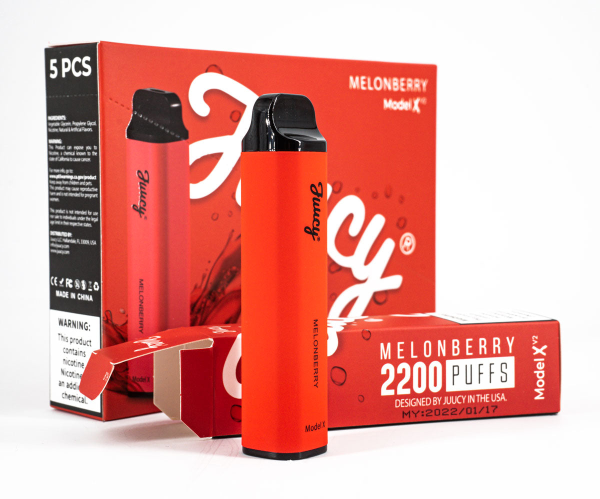 Juucy Model Xv2 Disposable Vape - 2200 Puffs Vape Juice Juucy Melonberry  