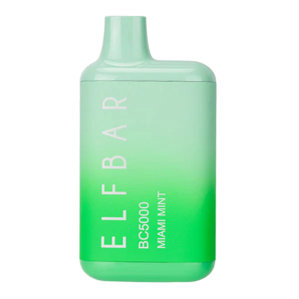 ELFBAR BC5000 - Disposable 13ml 5% Vape Juice ELFBAR Miami Mint (Special Edition)  