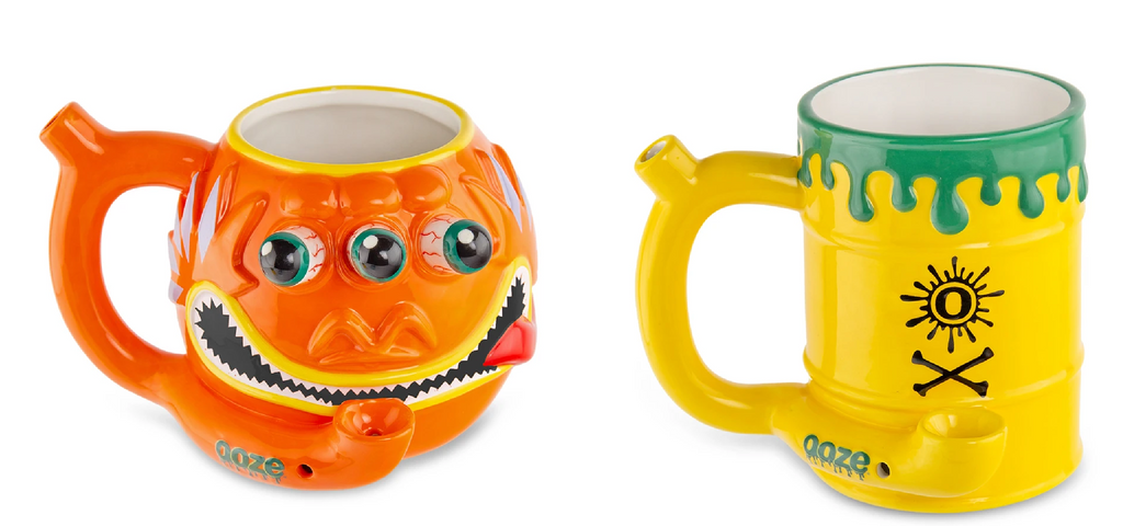 Ooze Ceramic Mug - Hit it & Sip it Cannabis Accessories Ooze   