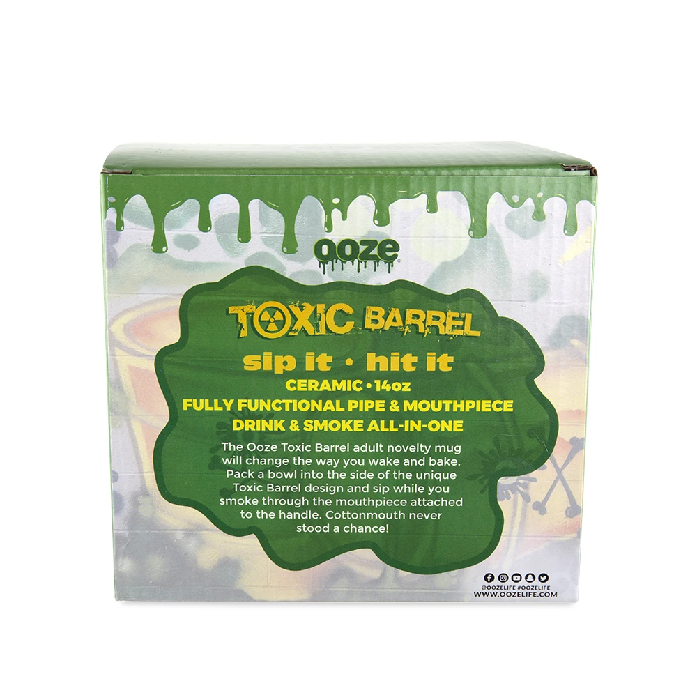 Ooze Ceramic Mug - Hit it & Sip it Cannabis Accessories Ooze   