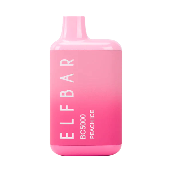 ELFBAR BC5000 - Disposable 13ml 5% Vape Juice ELFBAR Peach Ice (Special Edition)  