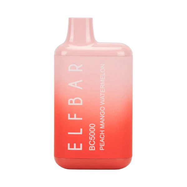 ELFBAR BC5000 - Disposable 13ml 5% Vape Juice ELFBAR Peach Mango Watermelon  