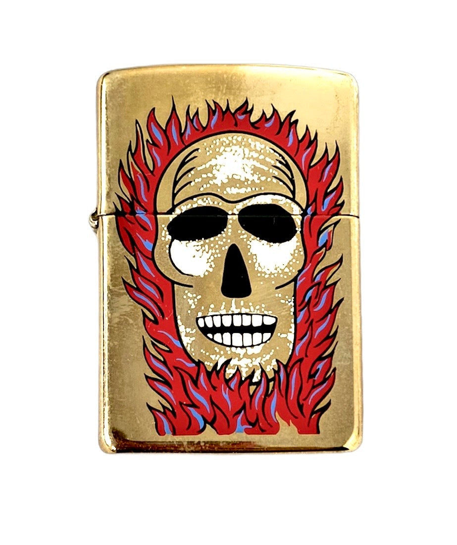 Zippo Lighter - 2011 Flaming Skull Zippo Zippo   