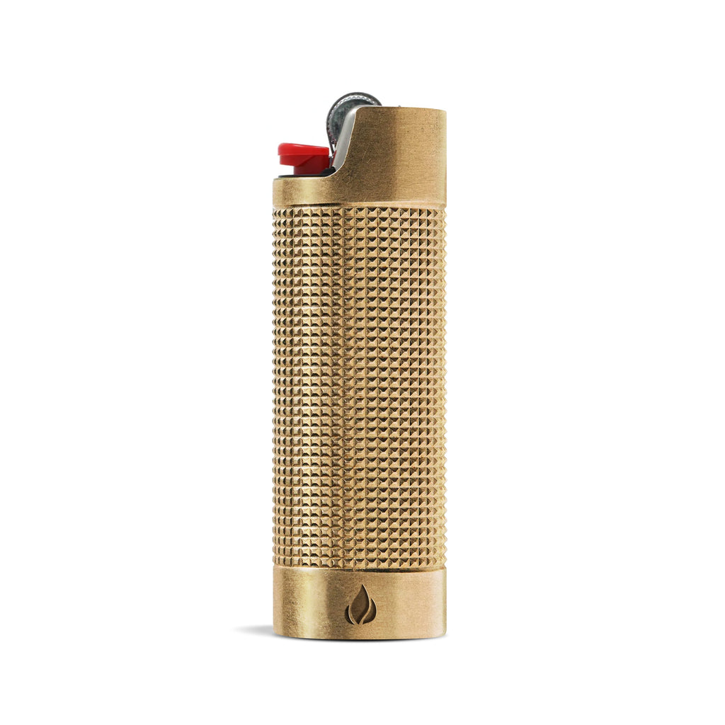 Brass Gold Sleeve Case for BIC Lighter