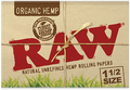 RAW Organic Rolling Papers - 1½ Cannabis Accessories Raw 6 Pack  