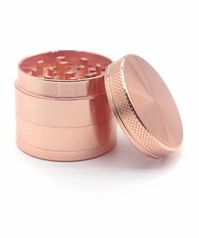1" 4-Piece Magnetized Herbal Grinder - Rose Gold (Special Edition)