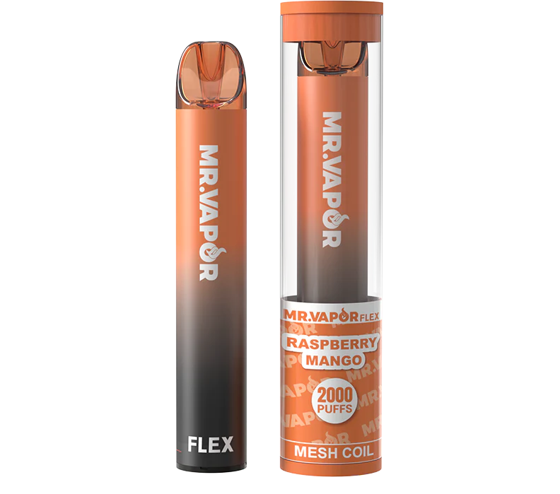 Mr. Vapor Flex - Disposable Vape Vape Juice Mr. Vapor Raspberry Mango  