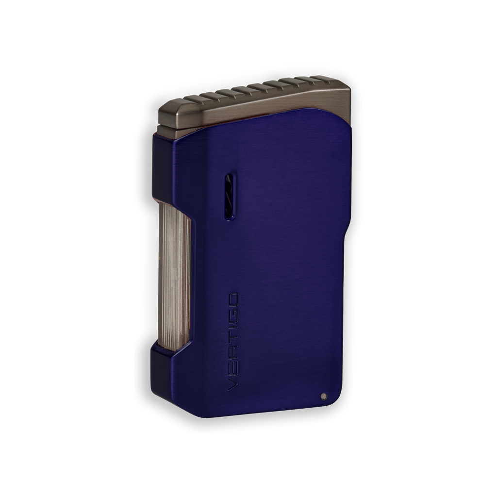 Vertigo Recoil Angled Single Torch Flame Lighter Lighter Vertigo Blue  