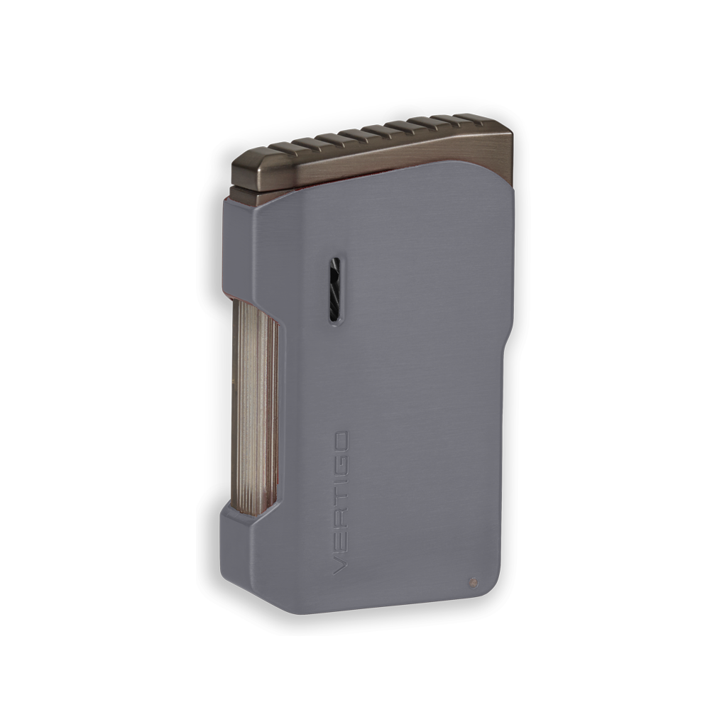 Vertigo Recoil Angled Single Torch Flame Lighter Lighter Vertigo Grey  
