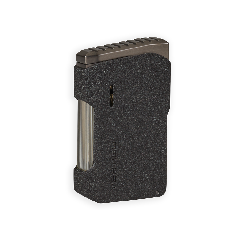 Vertigo Recoil Angled Single Torch Flame Lighter Lighter Vertigo Black Crackle  