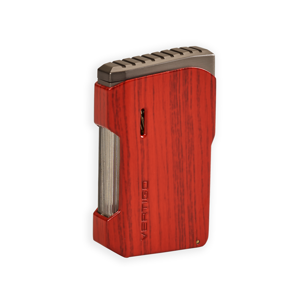 Vertigo Recoil Angled Single Torch Flame Lighter Lighter Vertigo Brown Marble  