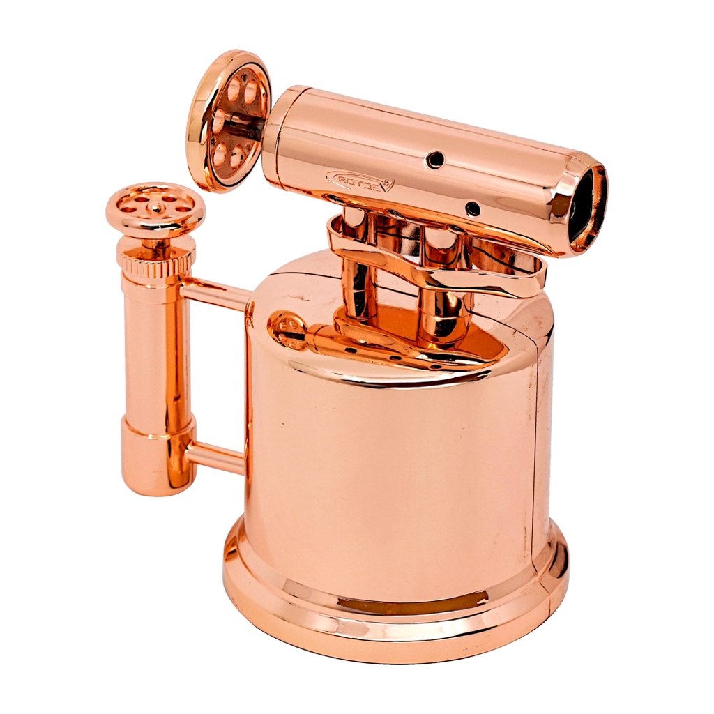 Vector Quadpump Table Top Lighter Lighter Vector Rose Gold Polish  