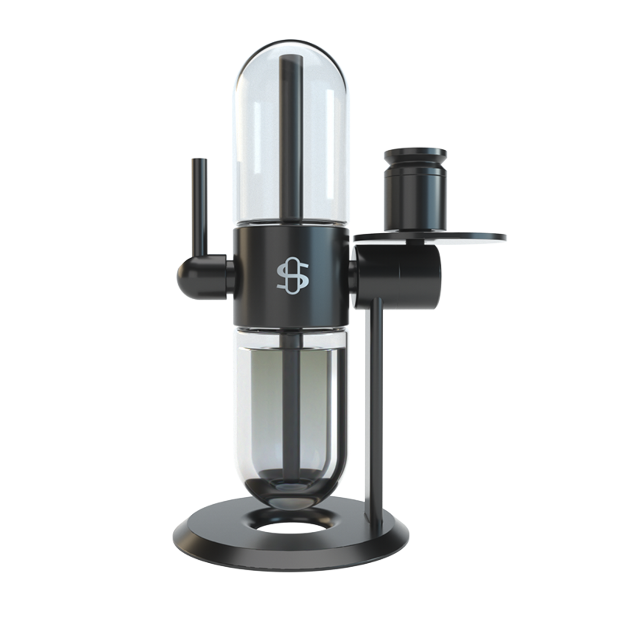 Stundenglass - Gravity Hookah V2 Cannabis Accessories Stündenglass Black  
