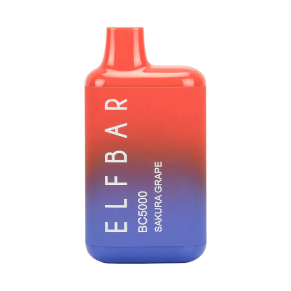 ELFBAR BC5000 - Disposable 13ml 5% Vape Juice ELFBAR Sakura Grape  