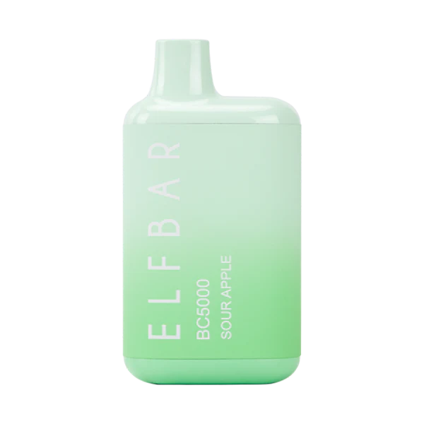 ELFBAR BC5000 - Disposable 13ml 5% Vape Juice ELFBAR Sour Apple  