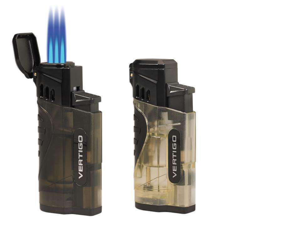 Vertigo Stinger 2 Quad Torch Lighter w/ Cigar Punch Lighter Vertigo   