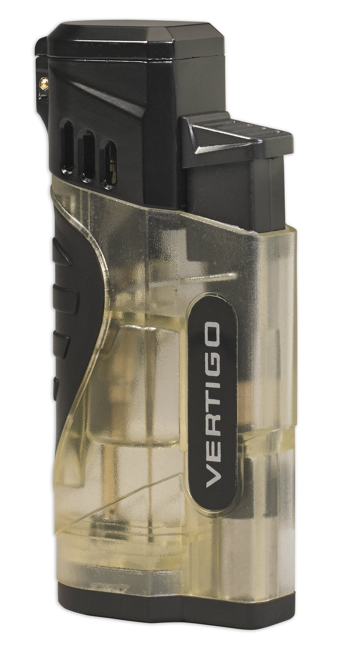 Vertigo Stinger 2 Quad Torch Lighter w/ Cigar Punch Lighter Vertigo Clear  