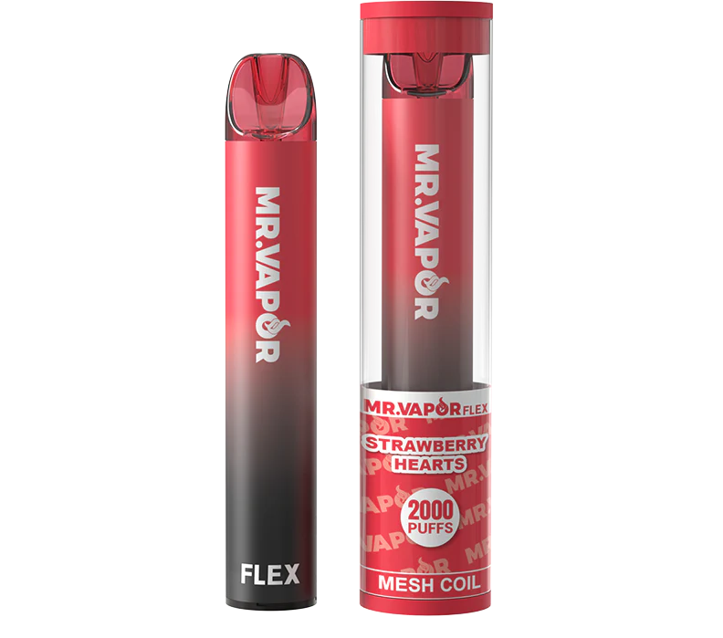 Mr. Vapor Flex - Disposable Vape Vape Juice Mr. Vapor Strawberry Hearts  