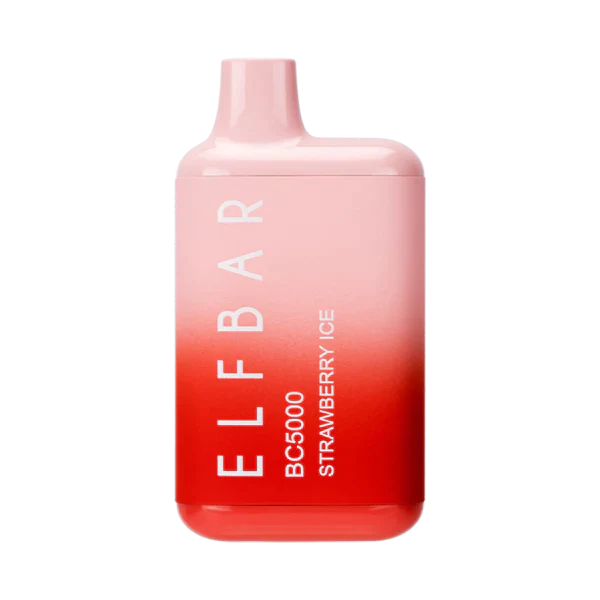 ELFBAR BC5000 - Disposable 13ml 5% Vape Juice ELFBAR Strawberry Ice (Special Edition)  