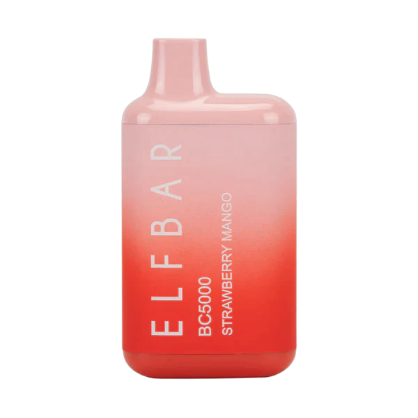 ELFBAR BC5000 - Disposable 13ml 5% Vape Juice ELFBAR Strawberry Mango  