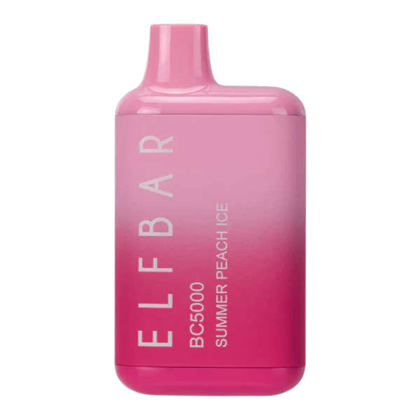 ELFBAR BC5000 - Disposable 13ml 5% Vape Juice ELFBAR Summer Peach Ice  