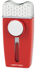 Vertigo Tee Time Golf Single Flame Torch Lighter Lighter Vertigo Red & White  