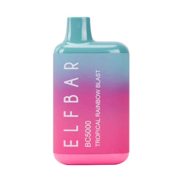 ELFBAR BC5000 - Disposable 13ml 5% Vape Juice ELFBAR Tropical Rainbow Blast  