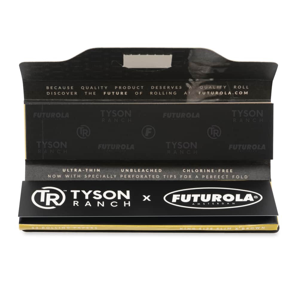 Tyson Ranch X Futurola King Size Rolling Papers + Perforated Tips Cannabis Accessories Futurola   