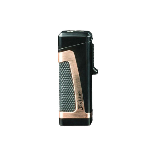 Jetline Hurricane II Triple Torch Lighter Lighter Jetline Copper w/Black  
