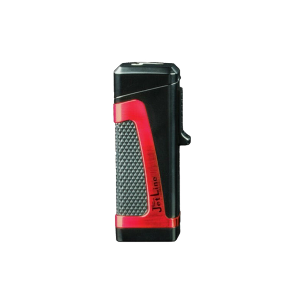 Jetline Hurricane II Triple Torch Lighter Lighter Jetline Red w/Black  