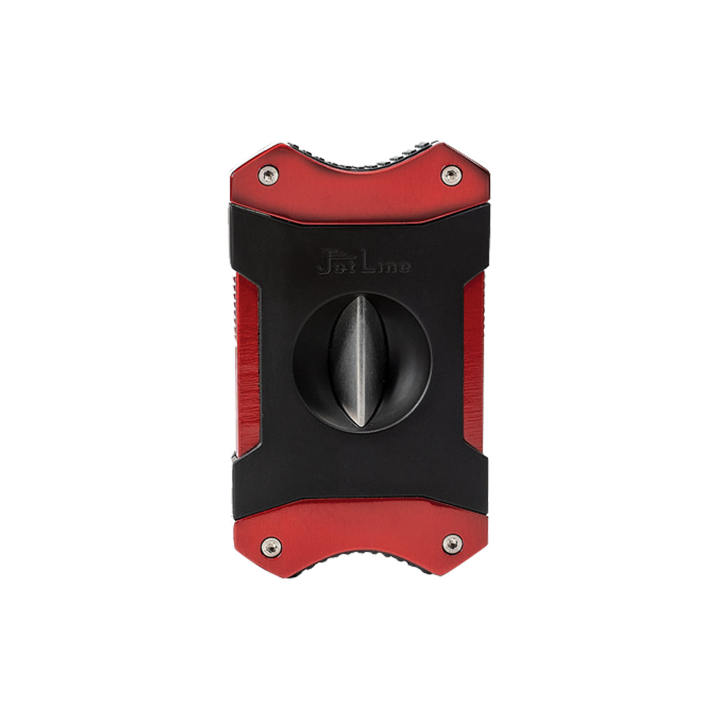 Jetline Villano V-Cut Cigar Cutter Smoking Accessories Jetline Red  