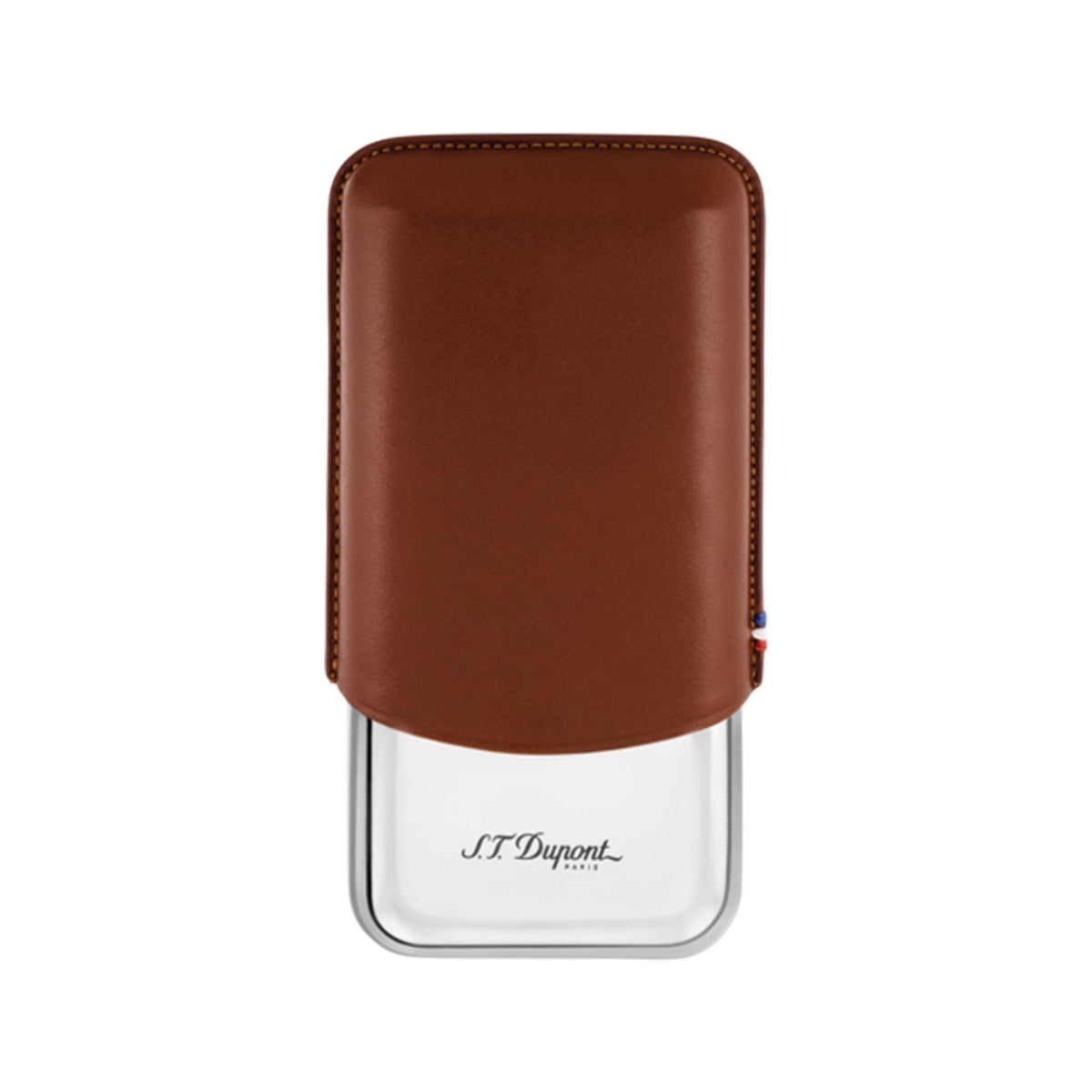 S.T. Dupont Triple Cigar Case Smoking Accessories S.T. Dupont Brown  