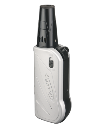 Vector Vboom Jet Torch Lighter Vector Silver Rubber Matte  