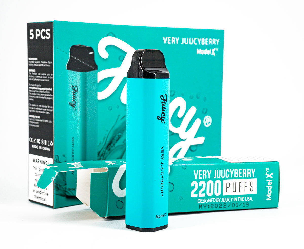 Juucy Model Xv2 Disposable Vape - 2200 Puffs Vape Juice Juucy Very Juucyberry  