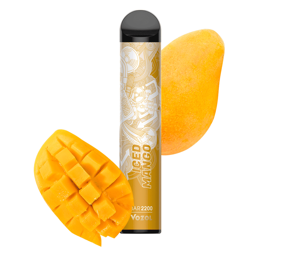 Vozol Bar 2200 - Disposable Vape Vape Juice Vozol Iced Mango  