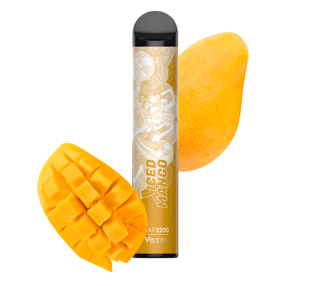 Vozol Bar 2200 - Disposable Vape Vape Juice Vozol Iced Mango  