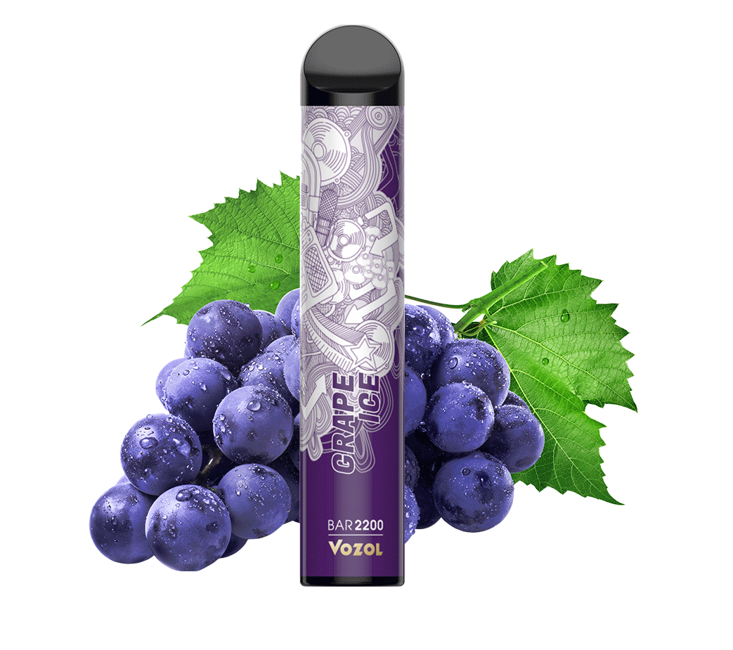 Vozol Bar 2200 - Disposable Vape Vape Juice Vozol Grape Ice  